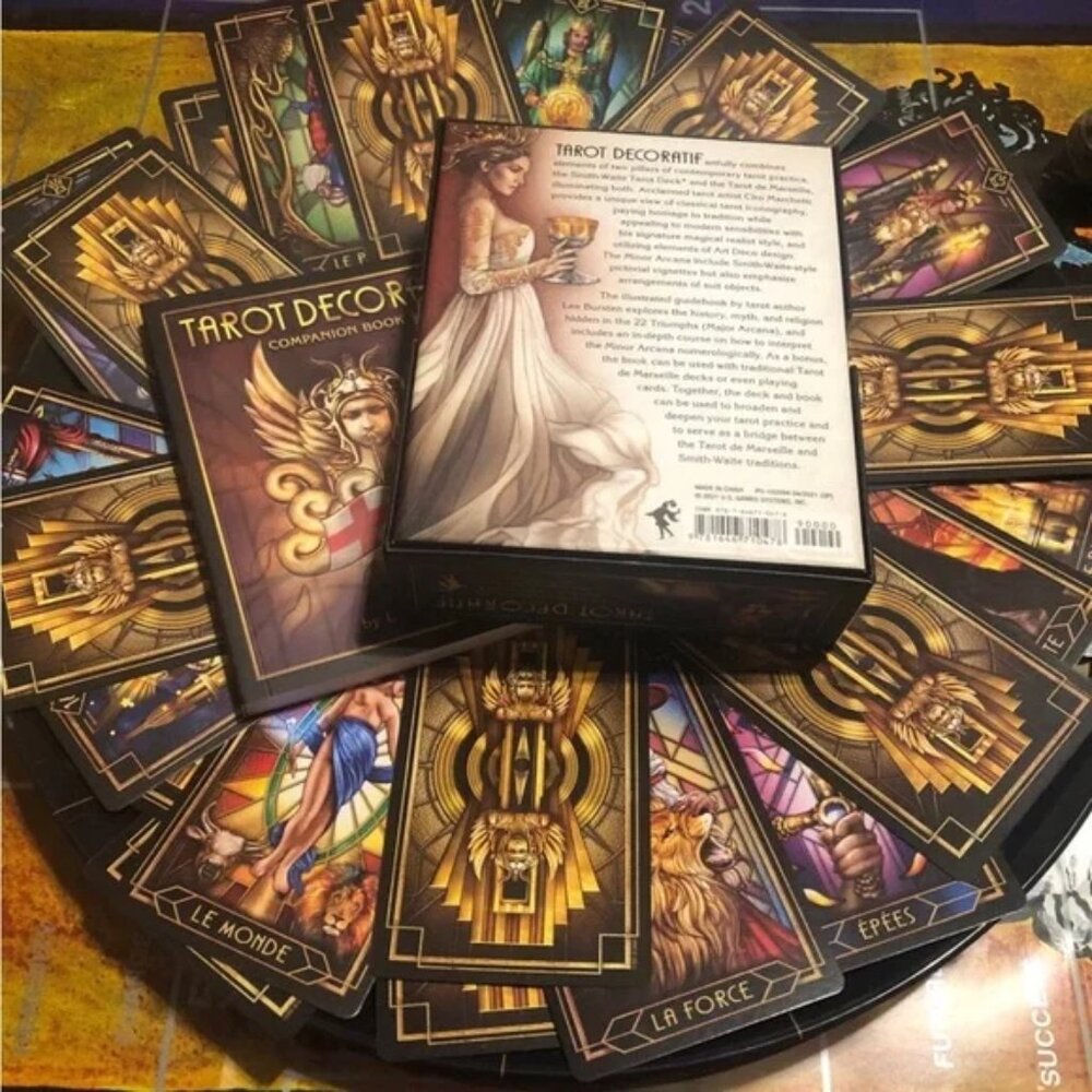 NWB Tarot Decoratif Tarot Cards Deck and Guide Book